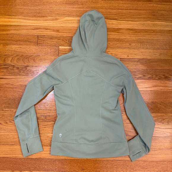 Ivivva (Lululemon) Hooded Define Style Jacket in Light Green - Girls Size 10 - Picture 6 of 9